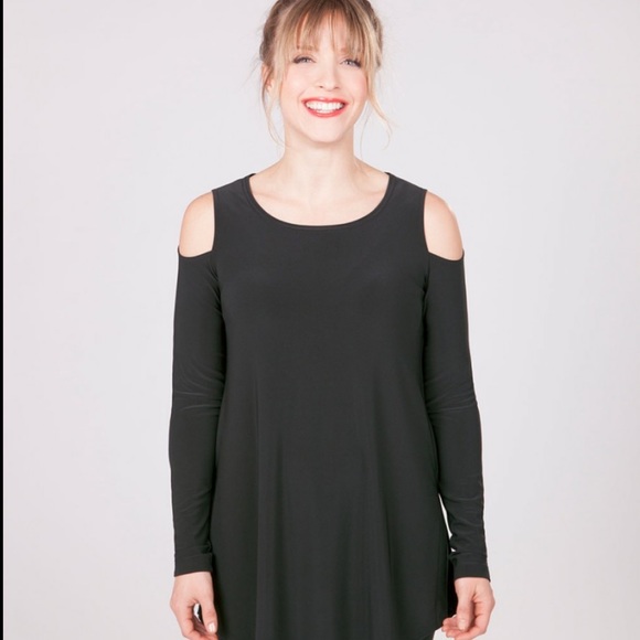 NEW Sympli Nuglimpse black tunic top - Picture 1 of 8